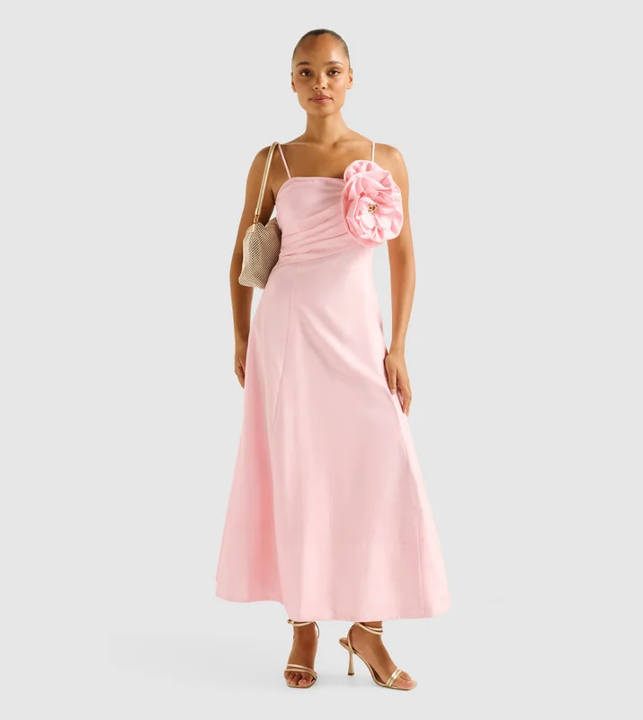 forever new FELICIA Structured Flower Maxi Dress